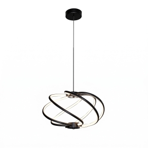 Lampa wisząca Kandor czarna LED CCT LP-1425/1P BK Light Prestige