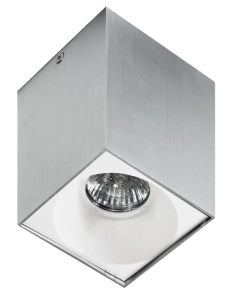 Tuba, lampa natynkowa HUGO 1 Aluminium AZ0828 AZzardo