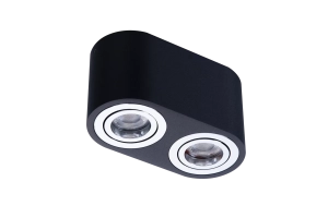 Tuba, lampa natynkowa BRANT 2 Czarny/Chrom AZ2930 AZzardo