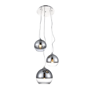 Lampa wisząca Srebrny BALL 3 AZ4750 AZzardo