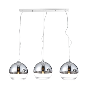 Lampa wisząca Srebrny BALL 3 LINE AZ4751 AZzardo