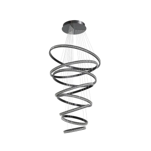 Lampa wisząca AZALEA SPIRAL 3-STEP DIMM Czarny AZ6774 AZzardo