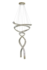 Lampa wisząca SPARK SPIRAL XXL CCT SWITCH DIMM Złoty AZ6898 AZzardo