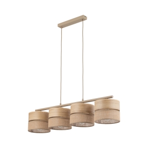 DORMA WOOD JUTA LAMPA WISZĄCA 4XE27 11789 TK Lighting