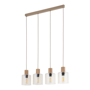 SIERRA WOOD LAMPA WISZĄCA 4XE27 11802 TK Lighting