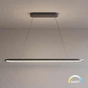Lampa wisząca Saturno 30W LED CCT Czarny ML2957 Milagro