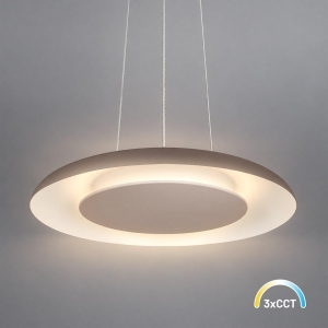 Lampa wisząca Piattino 30W LED CCT Beżowy ML2967 Milagro