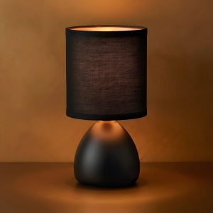 Lampka nocna Sabrina 1xE14 Czarny ML2770 Milagro