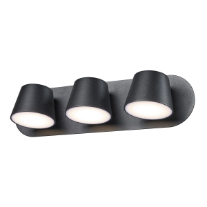 Reflektor LED nowoczesny czarny regulowany 18W barwa światła biała ciepła MB1350-3 BK Italux