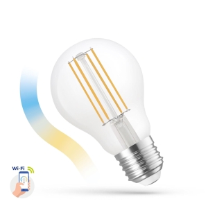 Żarówka LED z gwintem E14 5W=40W świeczka SMART sterowana aplikacją po przez WIFI