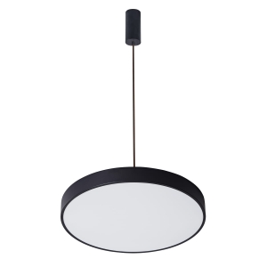 Lampa wisząca nowoczesna LED 30W okrągła czarna średnica 40cm 5361-830RP-BK-3 Italux
