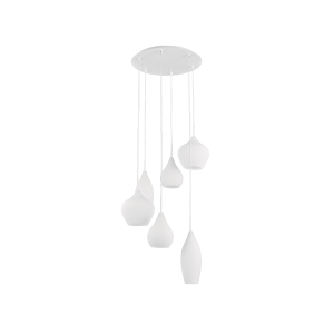 Lampa wisząca wysokość regulowana biała 087818 Ideallux