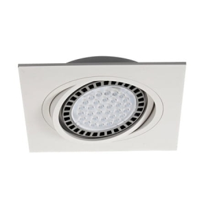 Zuma Line Boxy dl Oczko lampa wpuszczana kolor biały metal, GU10 (AR 111) IP20 - 20071-WH