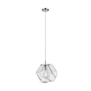 Zuma Line Rock Lampa wisząca kolor chrom/transparentny metal/szkło, E27 IP20 - P0488-01A-F4AC
