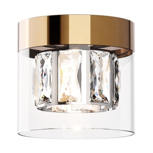 Zuma Line Gem Lampa sufitowa kolor francuskie złoto metal, G9 IP20 - C0389-01A-F7AC