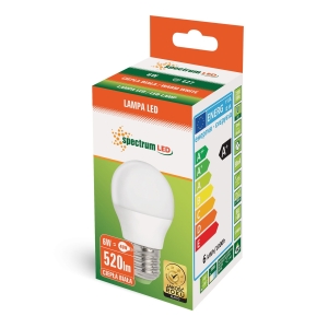 Żarówka LEDkulka 6W 3000K E27 ciepła biała Spectrum