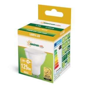 Żarówka LED 1,5W barwa neutralna 4000K GU10 WOJ+14101 Spectrum