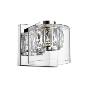 Zuma Line Gem Kinkiet lampa ścienna kolor chrom metal/szkło, LED 450Lm 3000K IP20 - W0389-01A-B5AC