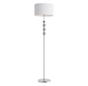Zuma Line Rea Lampa podłogowa kolor biały metal/szkło, tkanina, E27 IP20 - RLL93163-1W