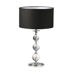 Zuma Line Rea ii Lampa stołowa kolor czarny metal/szkło, tkanina, E27 IP20 - RLT93163-1B