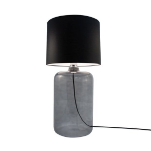 Zuma Line Amarsa Lampa stołowa kolor czarny metal/szkło, tworzywo sztuczne, tkanina, E27 IP20 - 5510BK