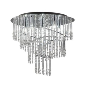 Zuma Line Terre Lampa sufitowa plafon kryształowy kolor chrom metal/szkło, kryształ, 6*G9 IP20 - 19154L