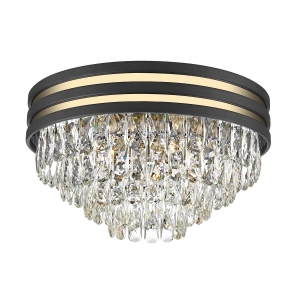Zuma Line Naica Lampa sufitowa plafon kolor czarny mat/czarny, transparentny metal/kryształ, 5*E14 IP20 - C0525-05A-P7D7
