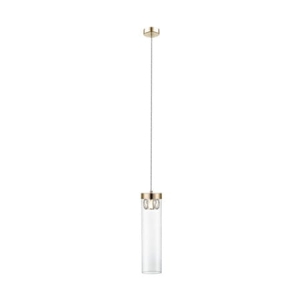 Lampa wisząca GEM kolor francuskie złoto/transparentny metal/kryształ, G9 IP20 P0389-01D-F7AC Zuma Line