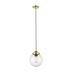 Zuma Line Riano Lampa wisząca kolor francuskie złoto/transparentny metal/szkło, E27 IP20 - P0454-01D-F7AC