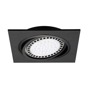 Zuma Line Boxy dl Oczko lampa wpuszczana kolor czarny metal, GU10 (AR 111) IP20 - 20071-BK